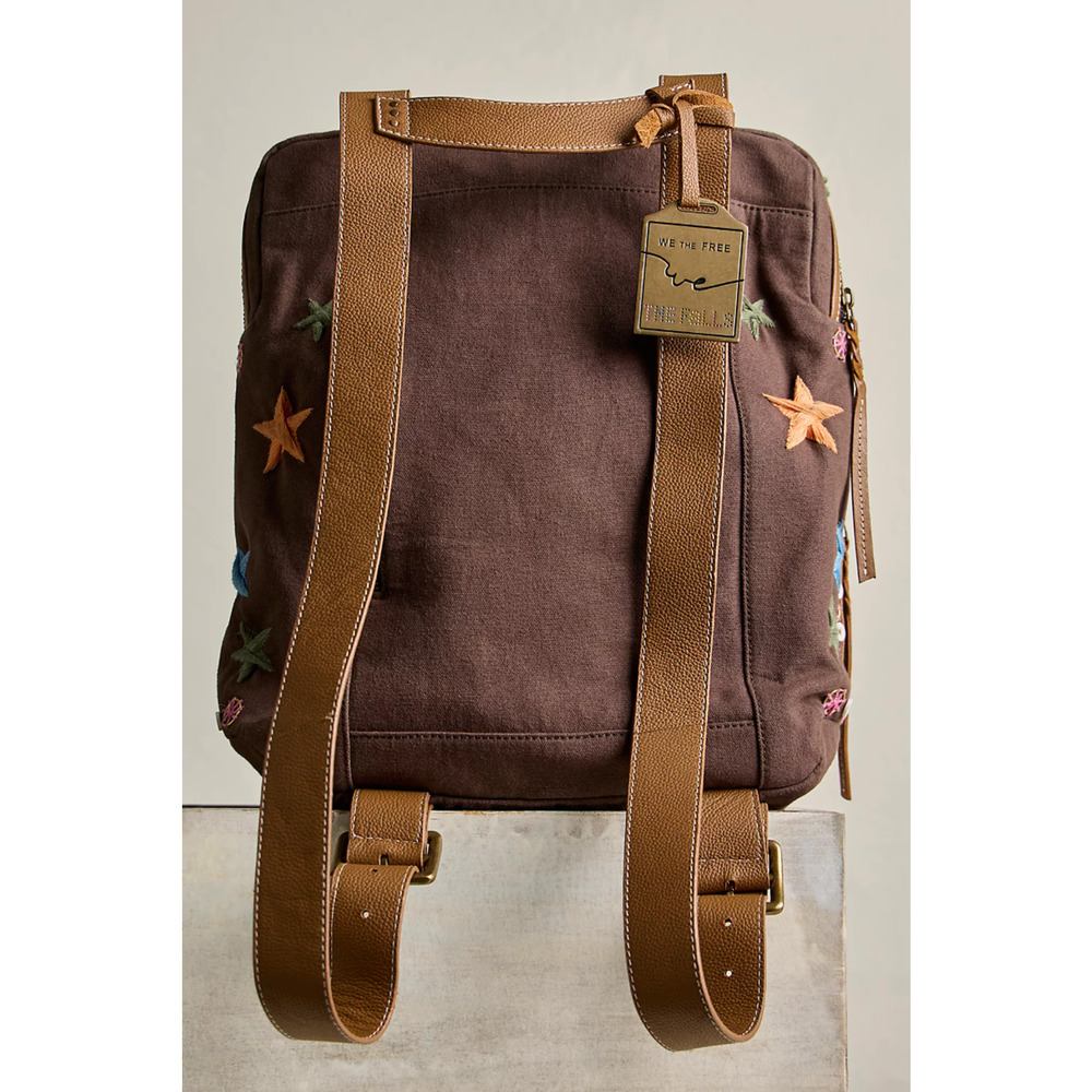 FREE PEOPLE WE THE FREE X THE FALLS BEXLEY EMBELLISHED EMBROIDERED BACKPACK BAG - Picture 8 of 13